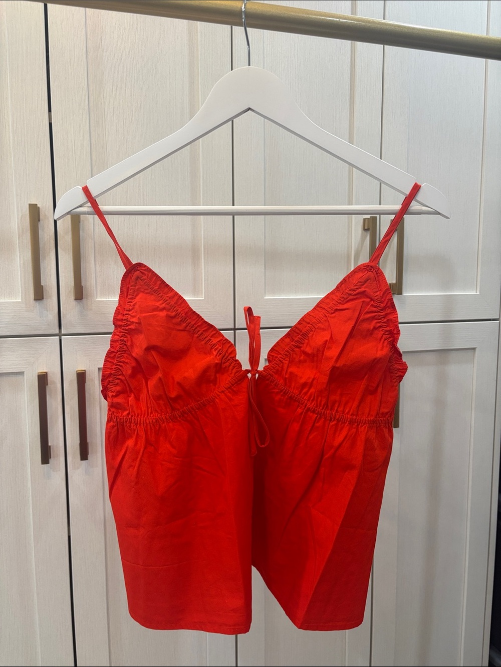 Wilfred Vibrant Red Spaghetti-Strap Chemise